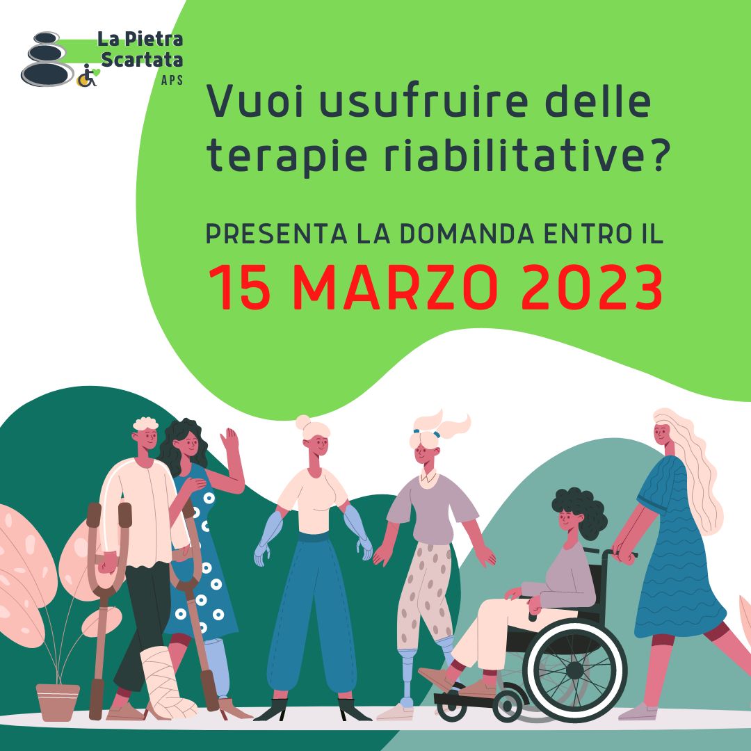 Terapie riabilitative: presenta domanda entro il 15 marzo